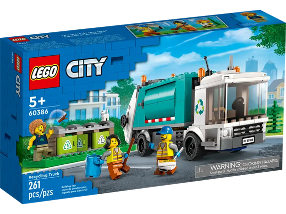 CITY. RECYCLING TRUCK