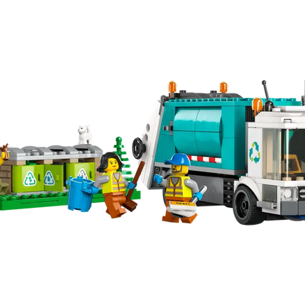 CITY. RECYCLING TRUCK