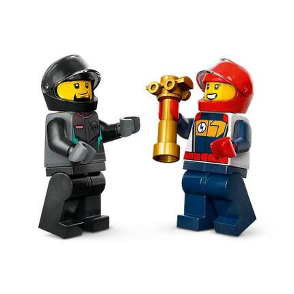 City. Go-karts and race drivers