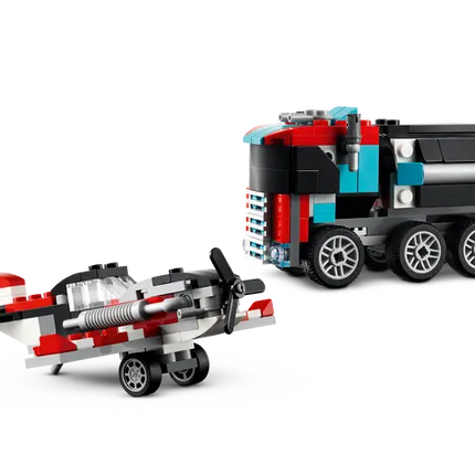 Creator. Camion Plataforma Con Helicoptero