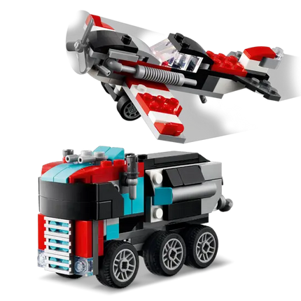 Creator. Camion Plataforma Con Helicoptero