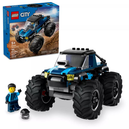 City. Blue Mosnter Truck