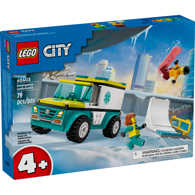 City. Emergency ambulance
