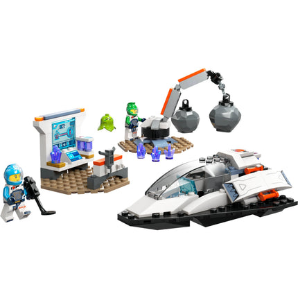 City. Space nave espacial y descubrimiento ronde