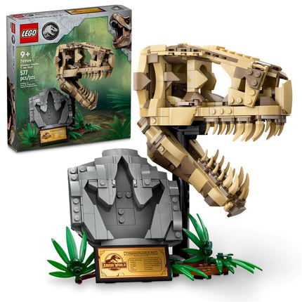 JURASSIC W. DINOSAUR FOSSILS T-REX SKULL