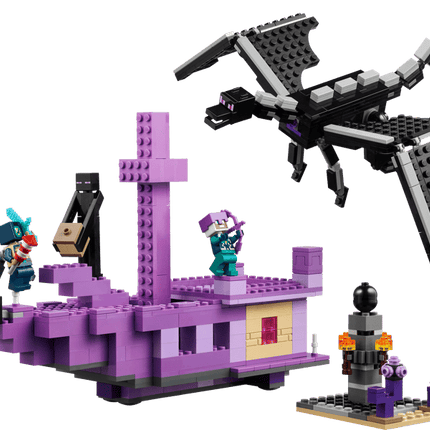 MINECRAFT. THE ENDER DRAGON AND END SHIP