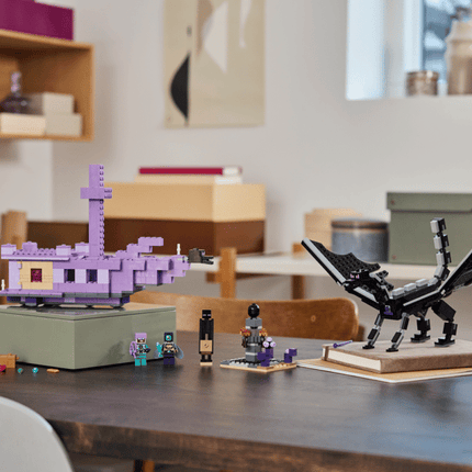 MINECRAFT. THE ENDER DRAGON AND END SHIP