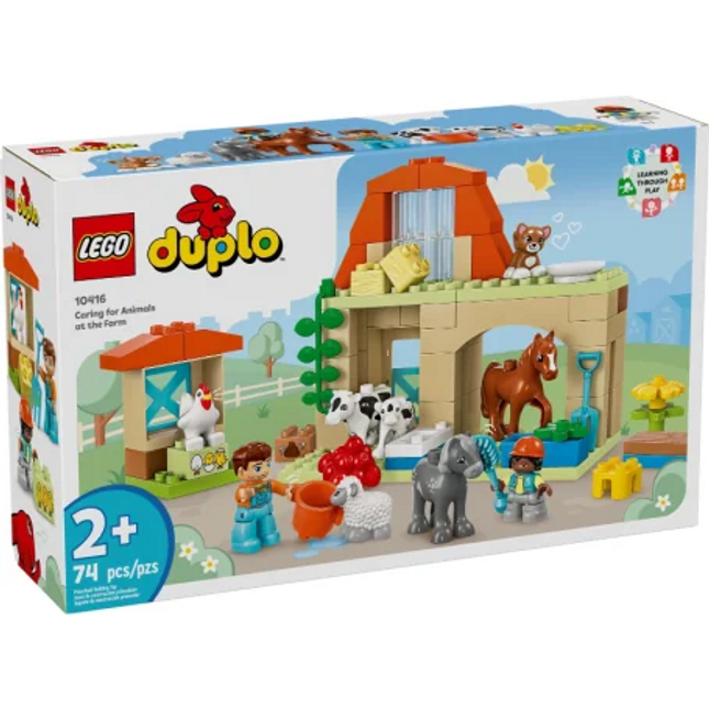 Duplo. Caring for animals for a farm