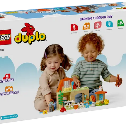 Duplo. Caring for animals for a farm