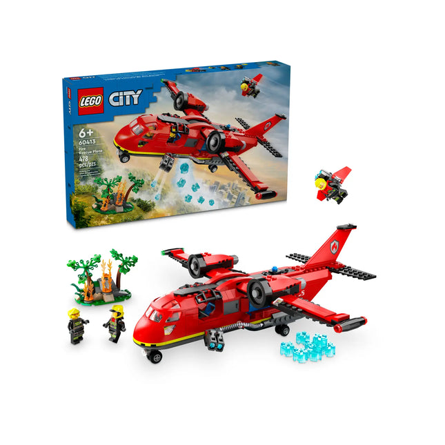 City. Fire rescue plane