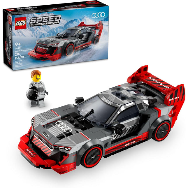 Speed champions. Audi se e-tren cuatro race car