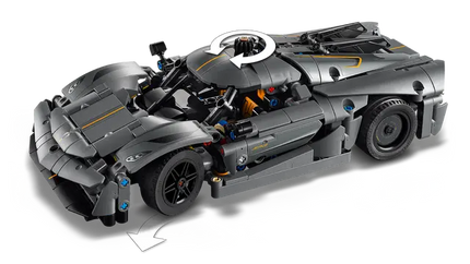 TECHNIC. Koenigsegg Jesko absolut Grey hypercar
