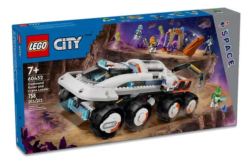 City. Space command rover and crane