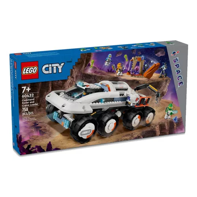 City. Space command rover and crane