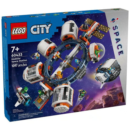 City. Space modular station