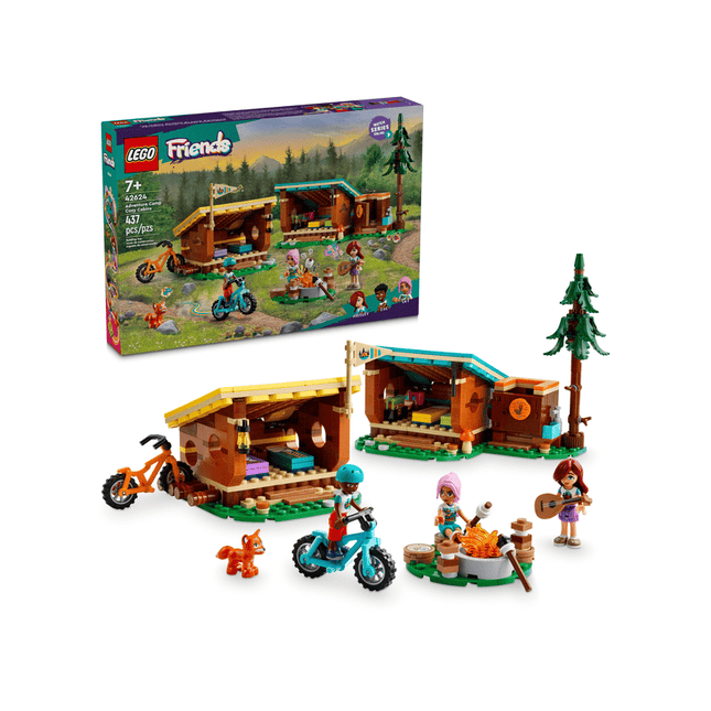 FRIENDS. ADVENTURE CAMP COZY CABINS