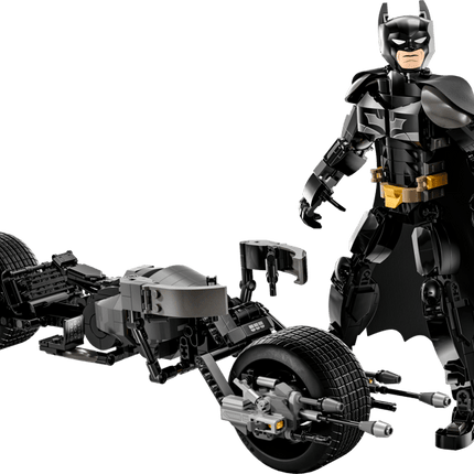 DC. BATMAN CONSTRUCCTION FIG AND BAT-POD BIKE