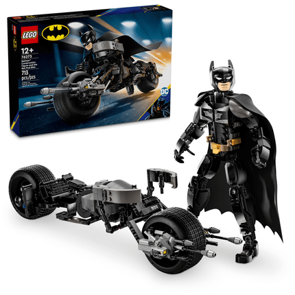 DC. BATMAN CONSTRUCCTION FIG AND BAT-POD BIKE