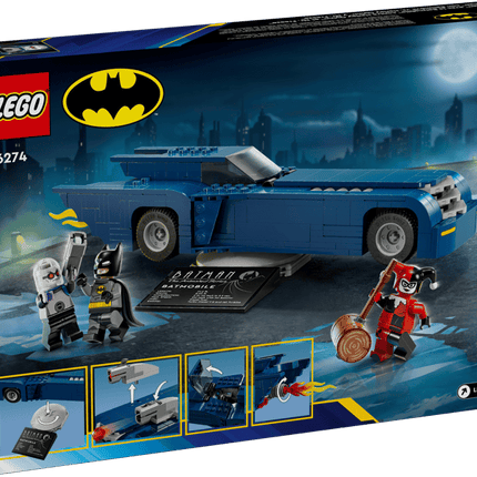 DC. BATMAN WITH THE BATMOBILE VS HARLEY QUINN