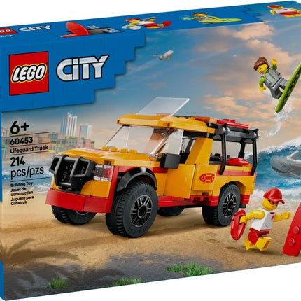City. Lifeguard beach rescue truck