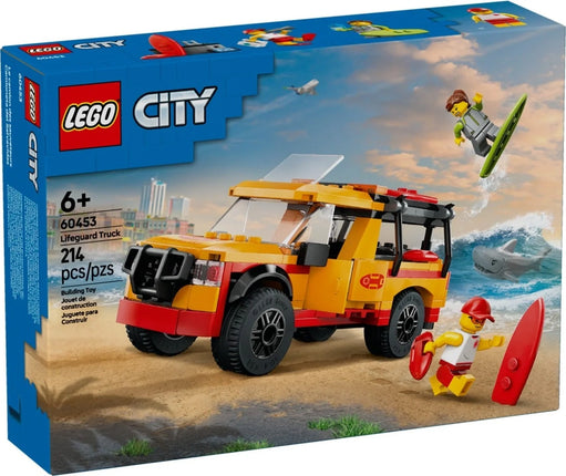 City. Lifeguard beach rescue truck