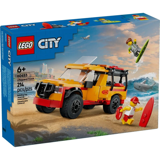 City. Lifeguard beach rescue truck