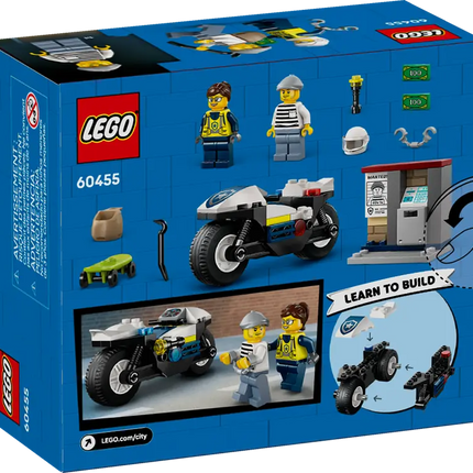 CITY. POLICE MOTORCYCLE CHASE