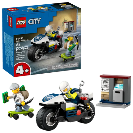 CITY. POLICE MOTORCYCLE CHASE