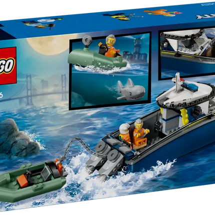 CITY. POLICE BOAT CHASE