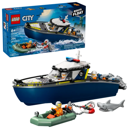 CITY. POLICE BOAT CHASE