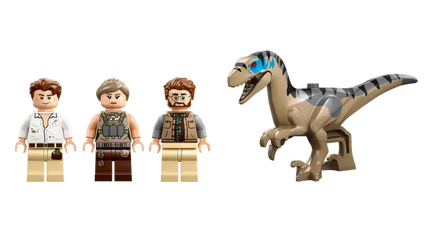 Juras sic w. Raptor & tiranosaurio