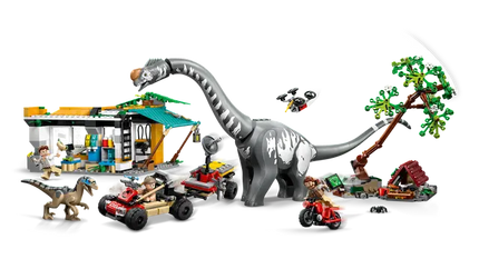 Juras sic w. Raptor & tiranosaurio