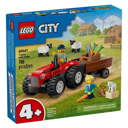 City.Tractor with trailer