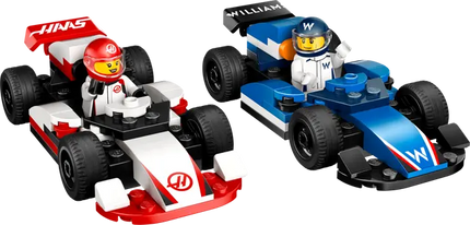 City. F1 Williams rating & Haas f1 race cars