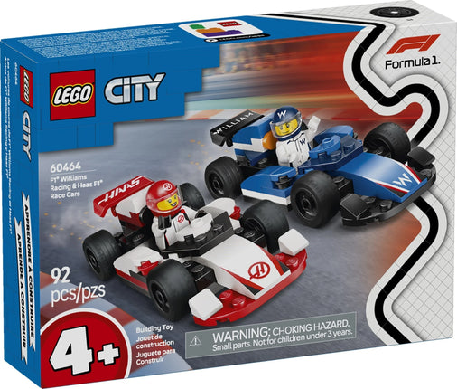 City. F1 Williams rating & Haas f1 race cars