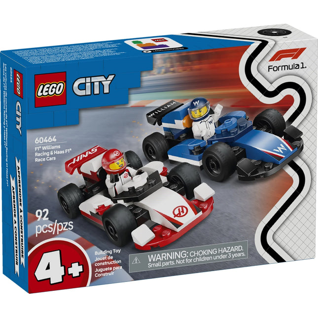 City. F1 Williams rating & Haas f1 race cars