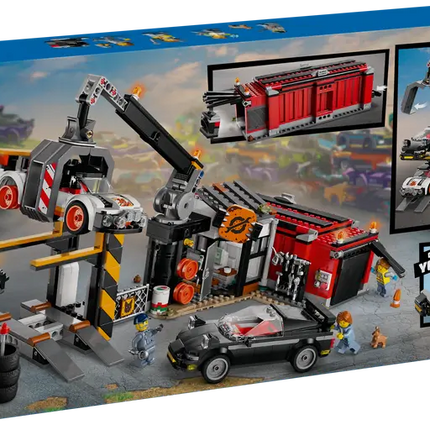 City. Scrapyard with Cars