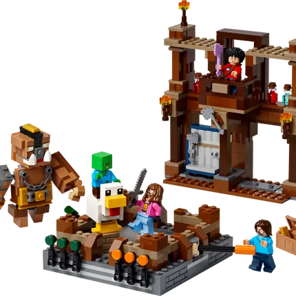Minecraft. Woodland mansion fighting ring