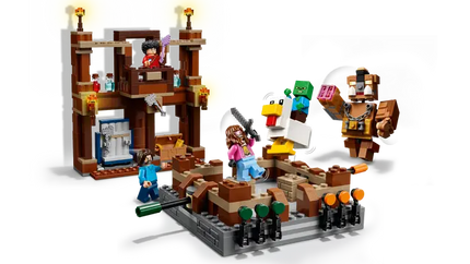 Minecraft. Woodland mansion fighting ring