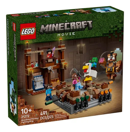 Minecraft. Woodland mansion fighting ring