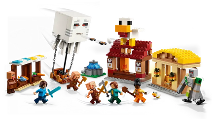 Minecraft. Te hasta balloon village attack