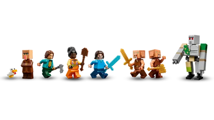 Minecraft. Te hasta balloon village attack