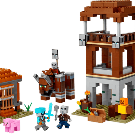 MINECRAFT. THE PILLAGER OUTPOST AND RAVAGER