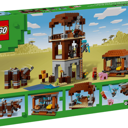 MINECRAFT. THE PILLAGER OUTPOST AND RAVAGER