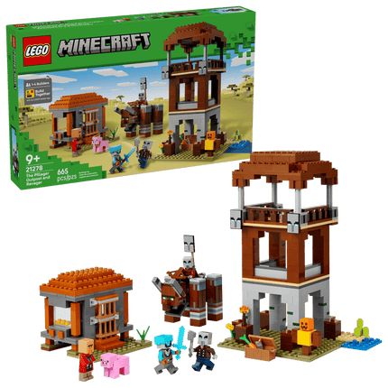 MINECRAFT. THE PILLAGER OUTPOST AND RAVAGER
