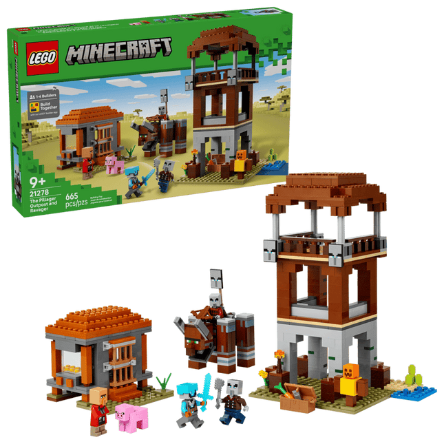 MINECRAFT. THE PILLAGER OUTPOST AND RAVAGER