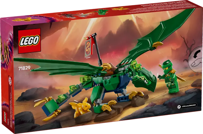 Ninjago. Lloyd green forest dragon