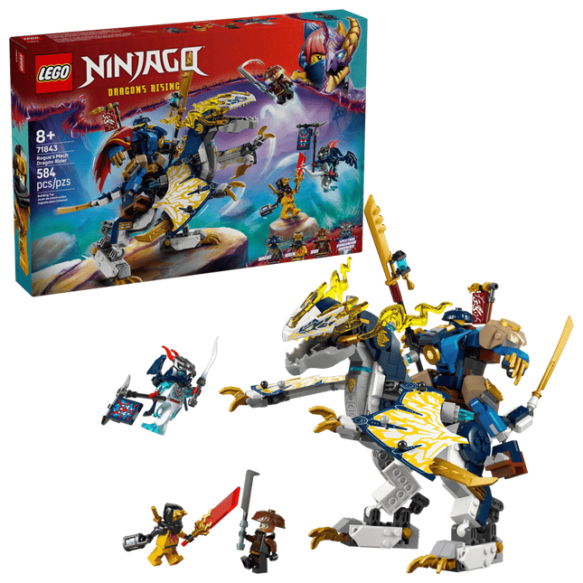 NINJAGO. ROUGUE'S MECH DRAGON RIDER