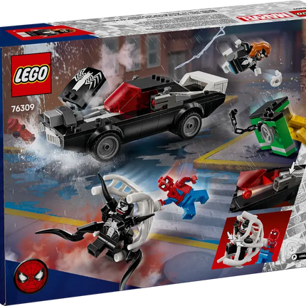 Marvel. Spider-man vs venom muscle car