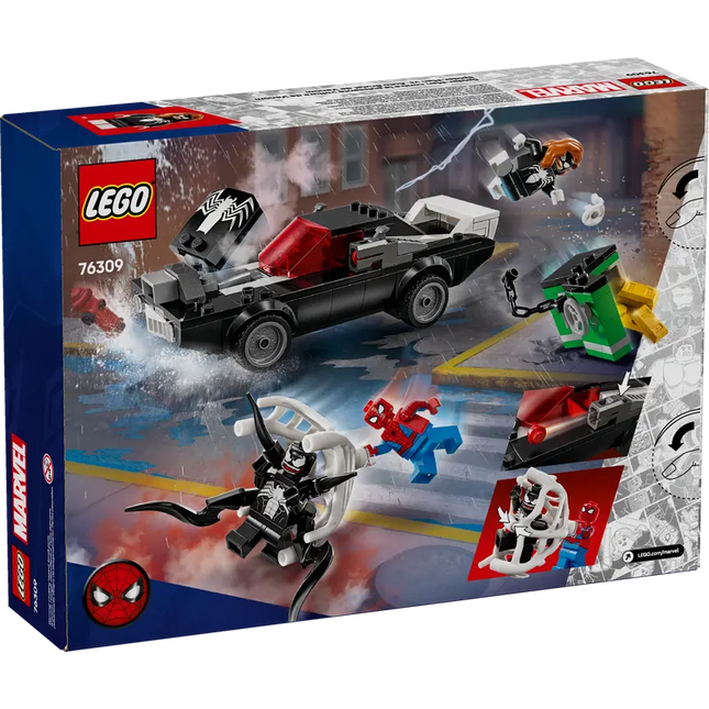 Marvel. Spider-man vs venom muscle car